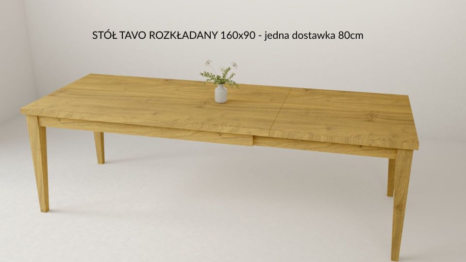 Stół drewniany TAVO - 160/240x90