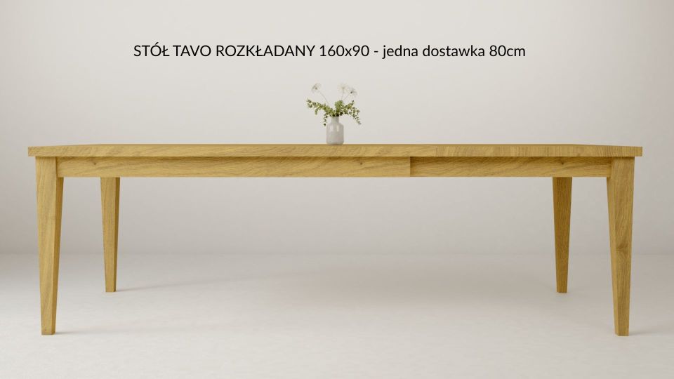 Stół drewniany TAVO - 160/240x90